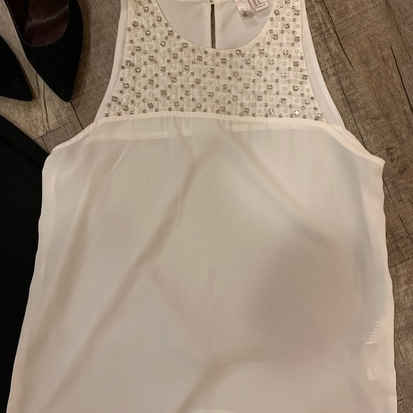 White sheer blouse - Picture 2 of 5